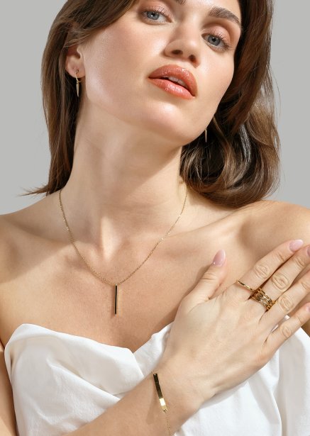 Spira Pendiente - 18k Chapado en oro