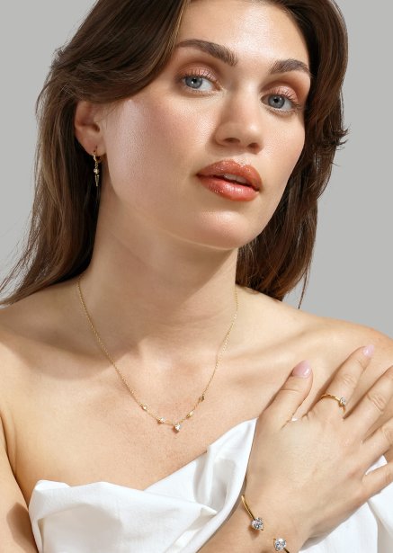 Pendientes Aeriths - 18k Chapados en oro