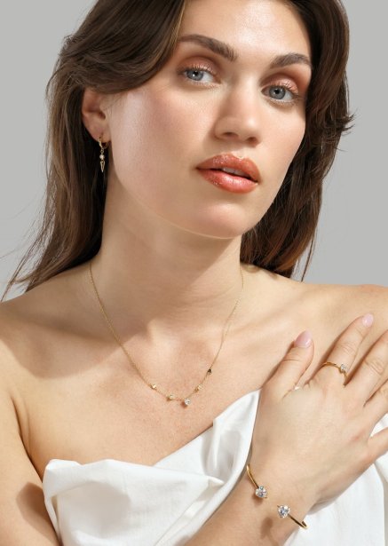 Pendientes Aeriths - 18k Chapados en oro