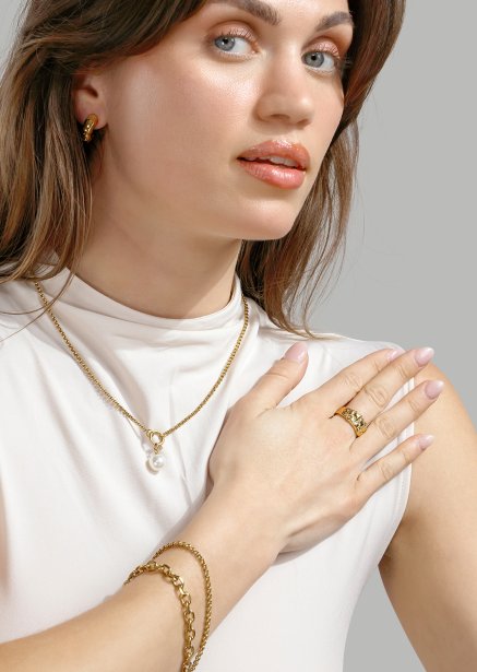 Eterna Anillo - 18k Chapado en oro