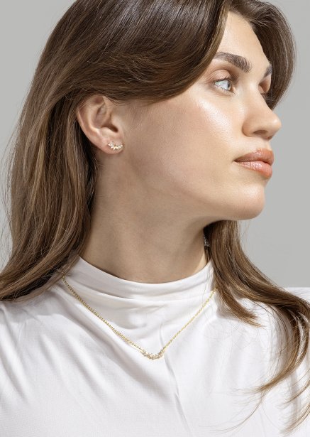 Pulsera Lumière Spark Stack - 18k Chapada en oro
