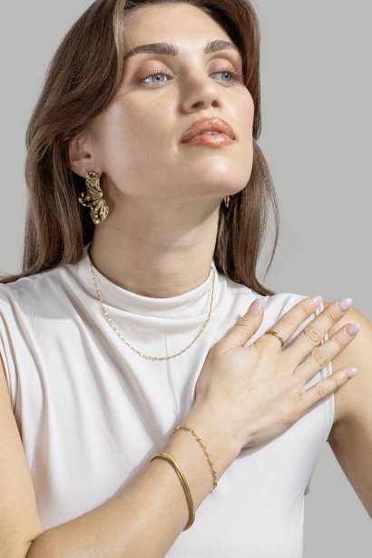 Pulsera Vera - 18k Chapada en oro