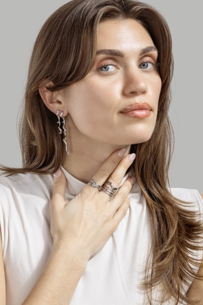 Anillo Layer – Chapado en plata