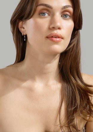 Pendiente Sparklingers - 18k Chapado en oro