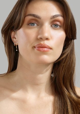 Pendiente Sparklingers - 18k Chapado en oro