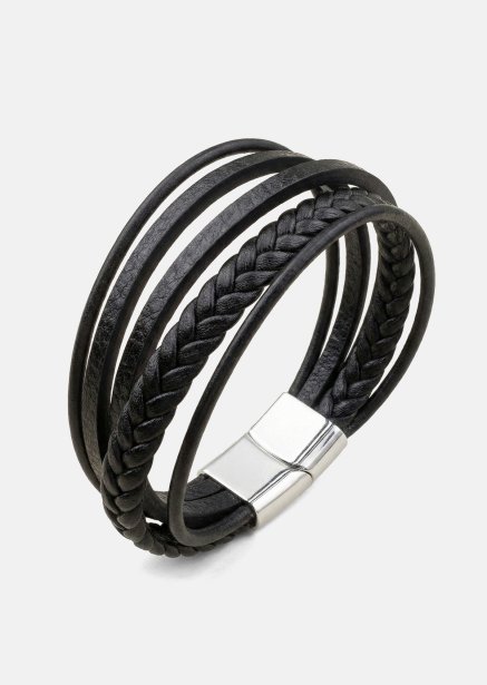Pulsera de cuero Titan Veil