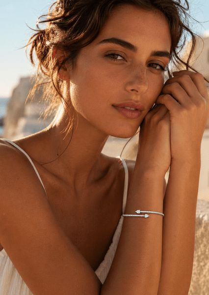 Pulsera Lumière Spark Stack - Chapada en plata