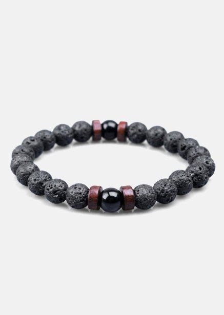 Pulsera de cuentas Obsidian Realm