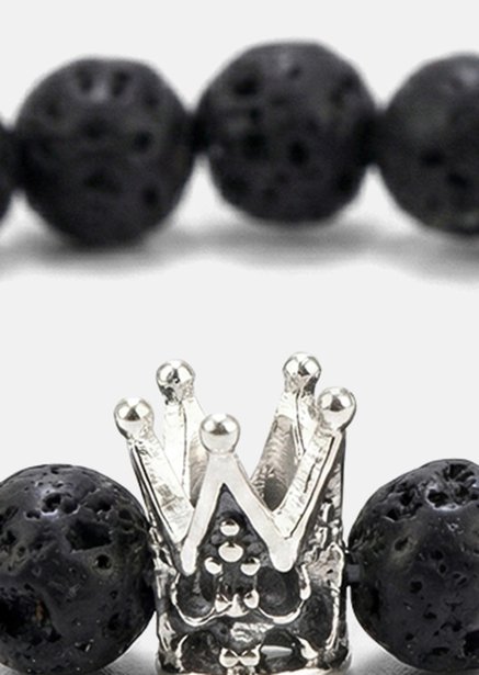Pulsera de cuentas Lava Crown