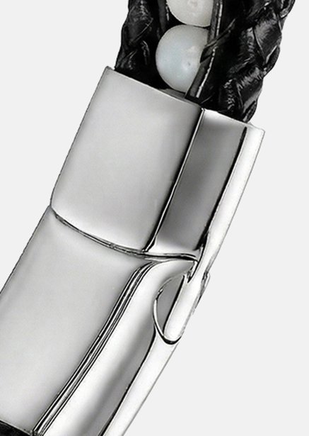 Pulsera de cuero Titan Leaf