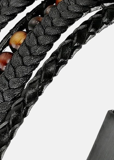 Pulsera de cuero Shadow Forge