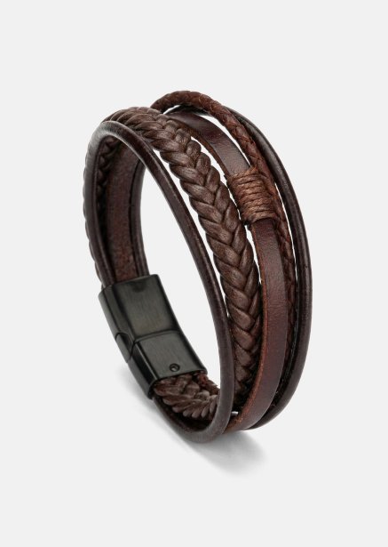 Pulsera de cuero Brave Tangle