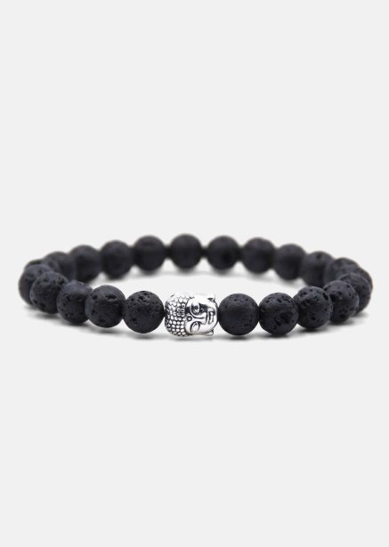 Pulsera de cuentas Obsidian Aura