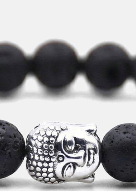 Pulsera de cuentas Obsidian Aura