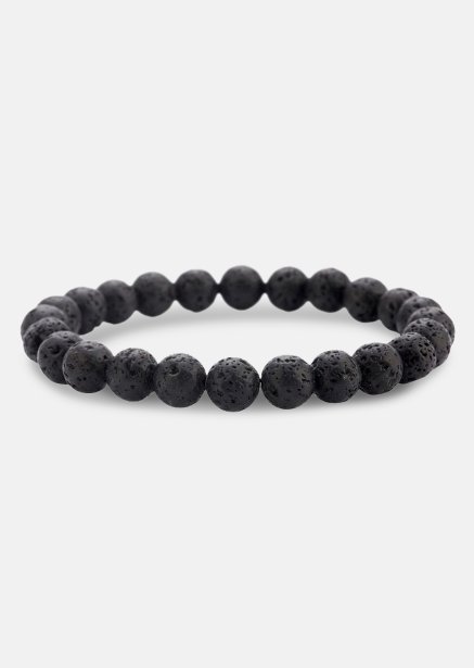 Pulsera de cuentas Obsidian Thread