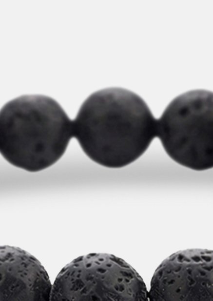 Pulsera de cuentas Obsidian Thread