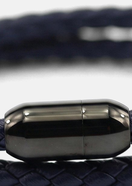 Pulsera de cuero Silent Crest
