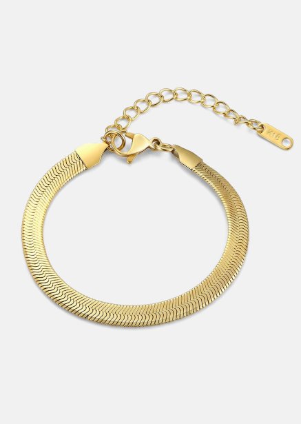 Pulsera Aurum Shield - 18k Chapada en oro