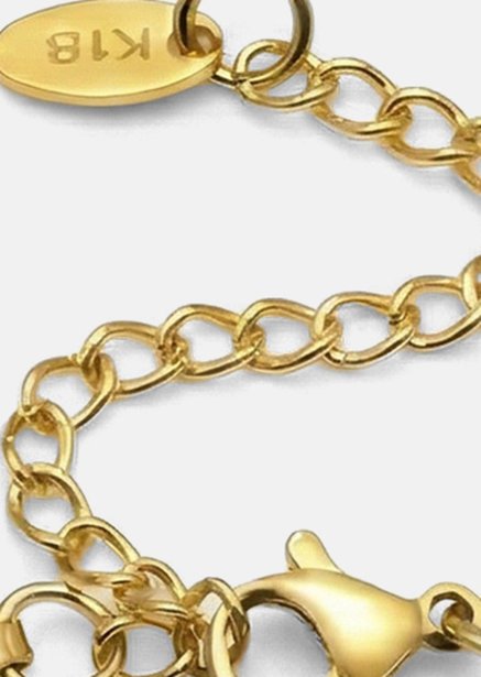 Pulsera Luxe Mesh - 18k Chapada en oro