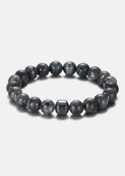 Pulsera de cuentas Obsidian Charm