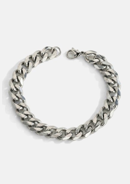 Pulsera Bastian Forge - Chapada en plata