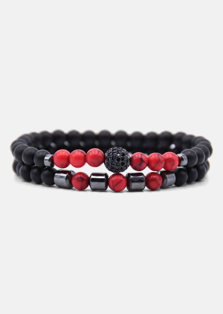 Pulsera de cuentas Crimson Valor