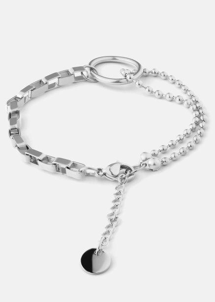 Pulsera Elysian - Chapada en plata