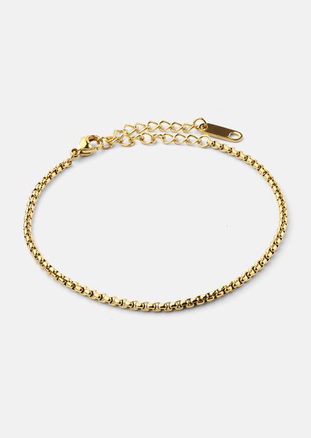 Pulsera Delicate Link - 18k Chapada en oro