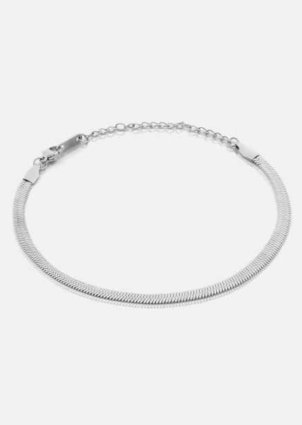 Pulsera Sleek Chain - Chapada en plata