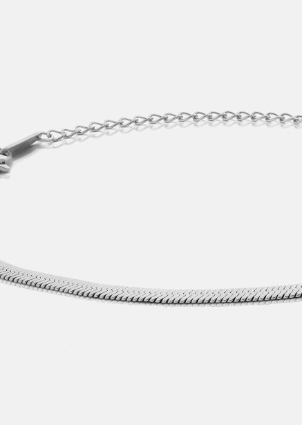 Pulsera Sleek Chain - Chapada en plata