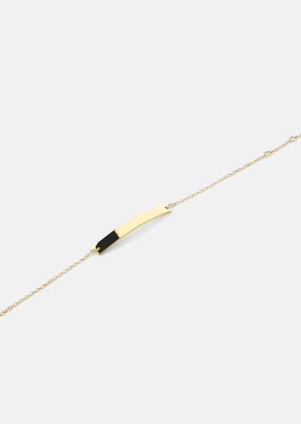 Pulsera Sleek Elegance - 18k Chapada en oro