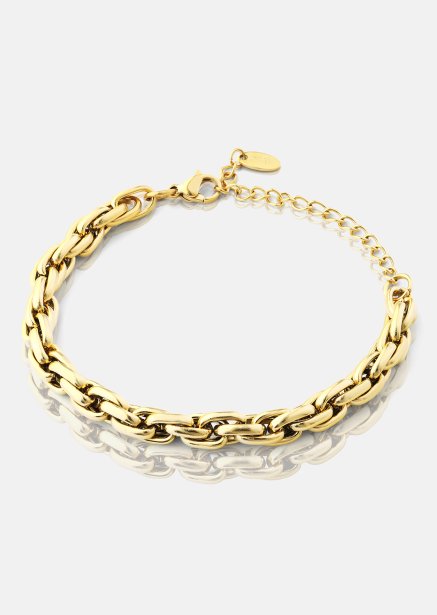 Pulsera Shine Link - 18k Chapada en oro