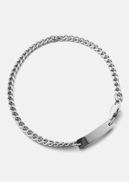 Pulsera Vanguard Chain - Chapada en plata