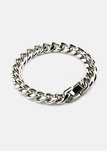 Pulsera Steel Bold - Chapada en plata