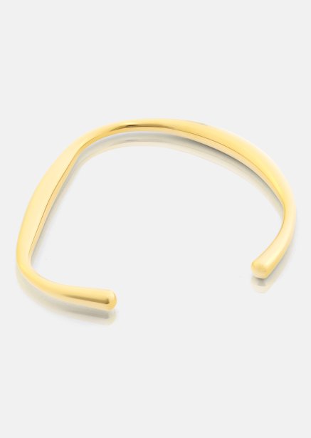 Pulsera Flow Cuff - 18k Chapada en oro