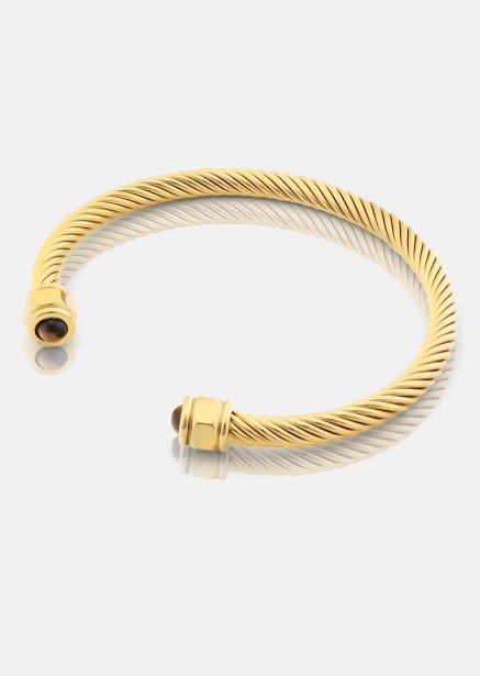 Pulsera Aumaura Brown - 18k Chapada en oro