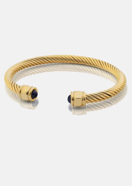 Pulsera Aumaura Blue - 18k Chapada en oro