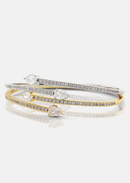 Pulsera Lumière Spark Stack - 18k Chapada en oro