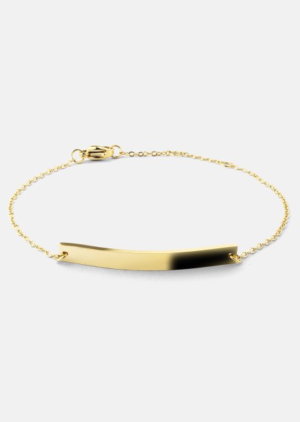Pulsera Lineara - 18k Chapada en oro