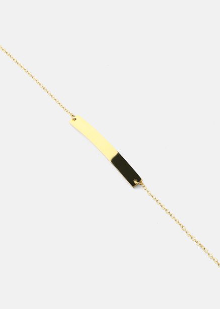 Pulsera Lineara - 18k Chapada en oro
