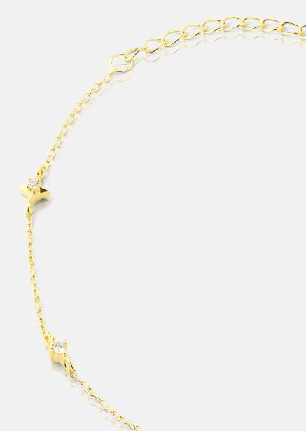 Pulsera Starlight Charm - 18k Chapada en oro