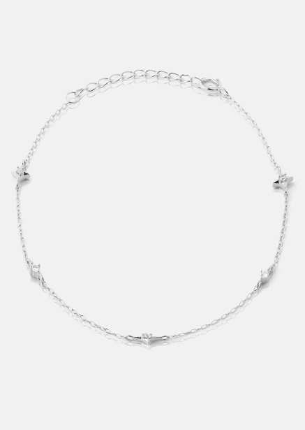 Pulsera Starlight Charm - Chapada en plata