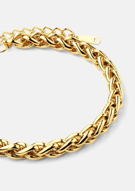 Pulsera Twist Bold - 18k Chapada en oro