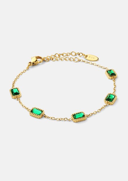 Pulsera Verdant - 18k Chapada en oro
