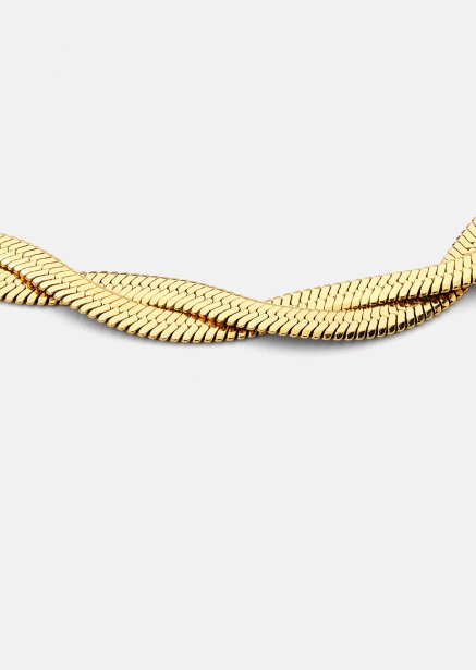 Pulsera Twist Glow - 18k Chapada en oro