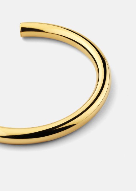 Pulsera Bold Cuff - 18k Chapada en oro