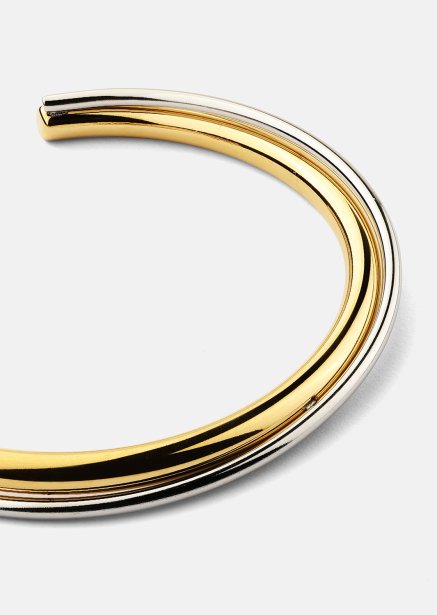 Pulsera Duo Cuff - 18k Chapada en oro