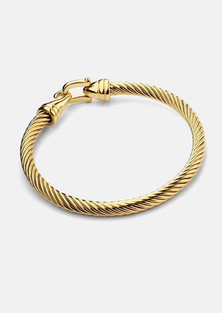 Pulsera Twistad Elegans - 18k Chapada en oro