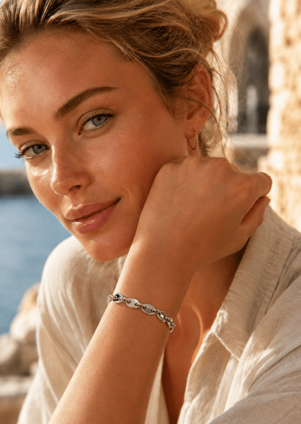 Pulsera Bold Chain – Chapada en plata