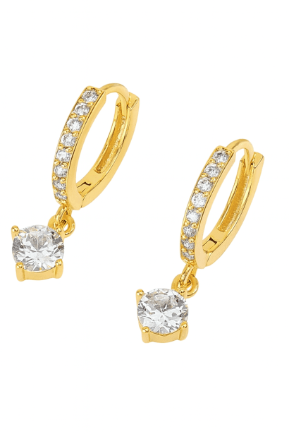 Pendiente Celeste Drops - 18k Chapado en oro